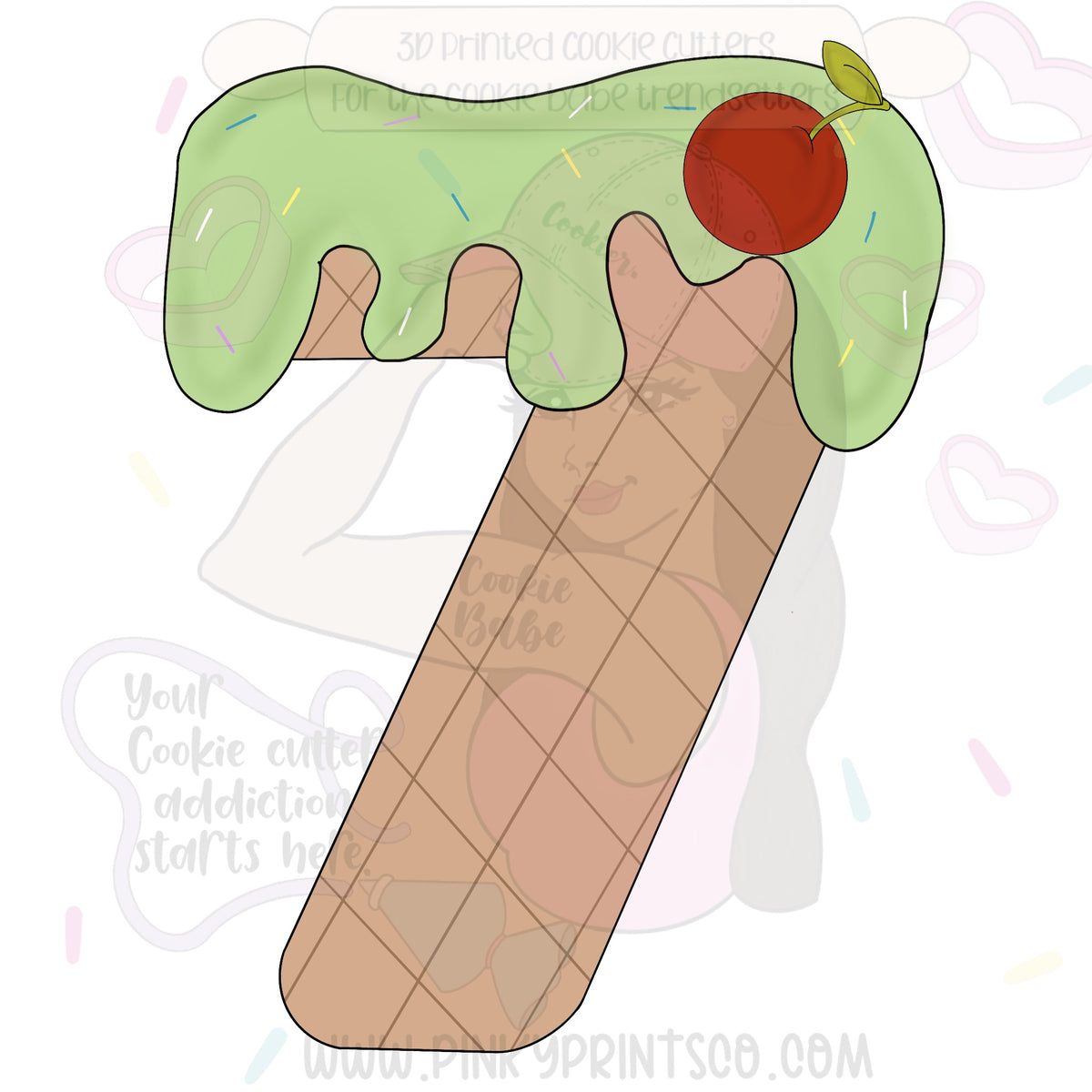 Ice Cream Number 1 – PinkyPrintsCo