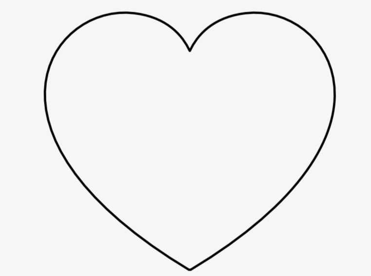 heart shape outline