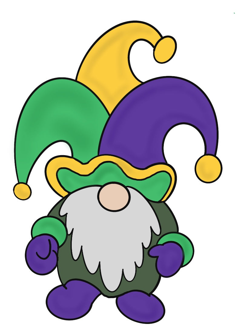 Mardi Gras Jester Cookie Cutter