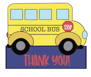 School Bus Plaque – PinkyPrintsCo