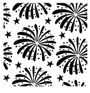 Firework Stencil